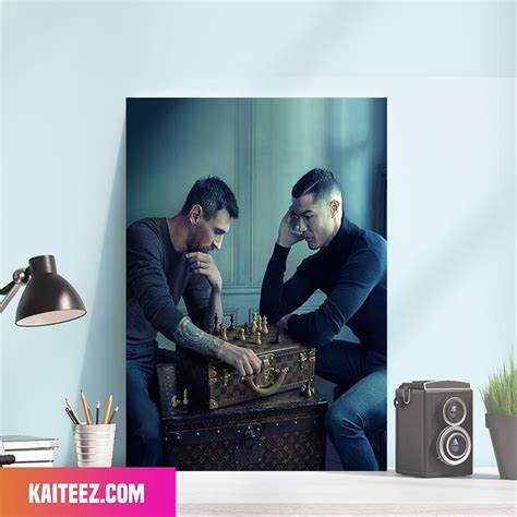ronaldo messi louis vuitton poster